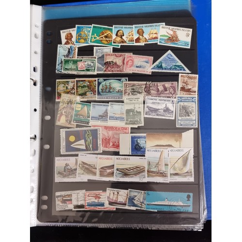 213 - A comprehensive collection of postage stamps in a Maritime and Shipping theme. Including mainly mint... 