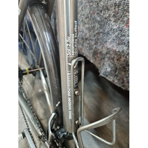 935 - Star Lot : A brilliant original Genesis TITANIUM Equilibrium road bike / bicycle with Ultegra group ... 