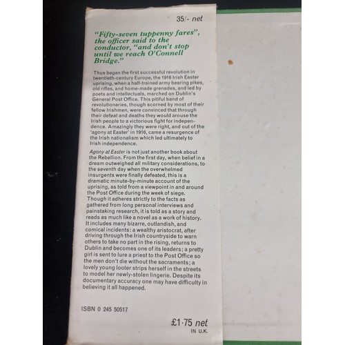 173 - Three vintage Irish items including a hardback book titled 'Agony at Easter The 1916 Irish Museum' b... 