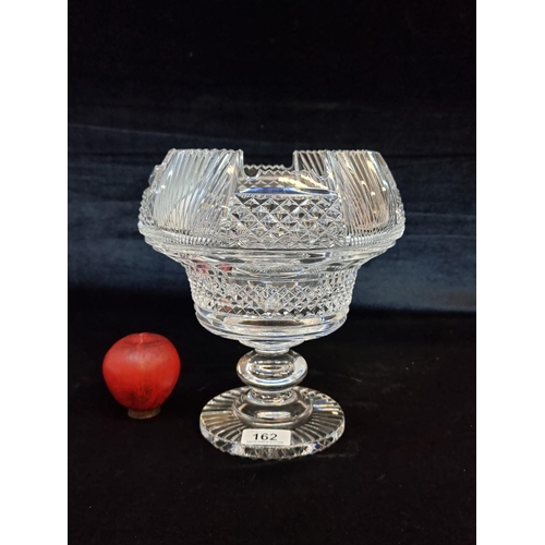 162 - Star lot : A gorgeous large master cutters Waterford Crystal footed centrepiece bowl. With mark to b... 