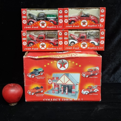 244 - A selection of five brand new boxed Texaco collectible toys including the 