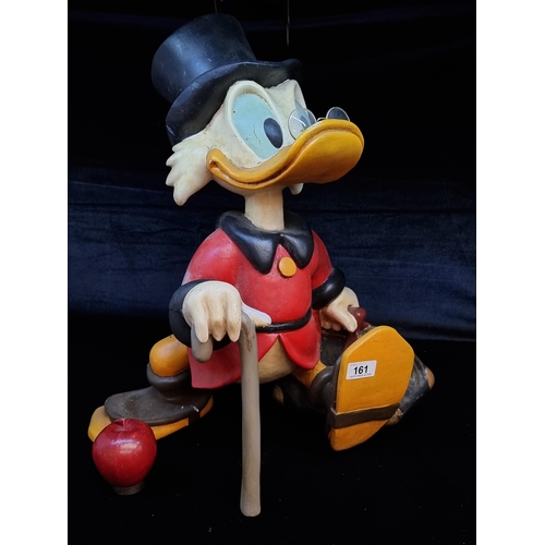 161 - Star lot : A fabulous vintage Disney licensed very large example of Scrooge McDuck. H54cm. Similar e... 