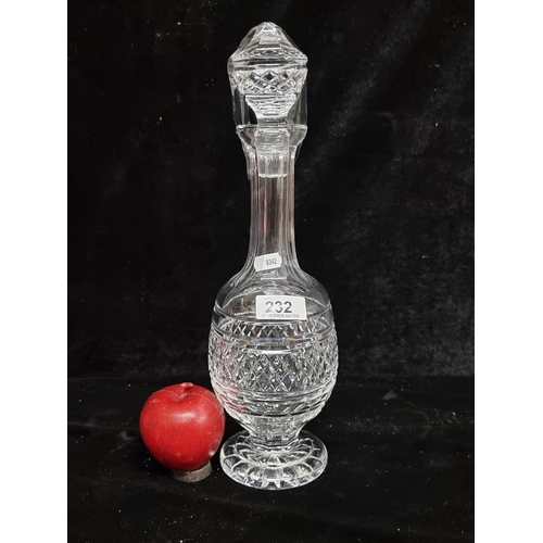 232 - A beautiful Waterford Crystal Castletown wine decanter in great condition.