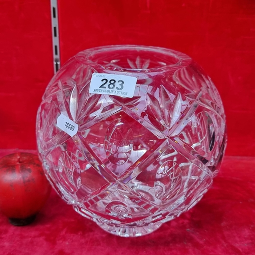 283 - Star Lot : A fabulous and rare Waterford Crystal 