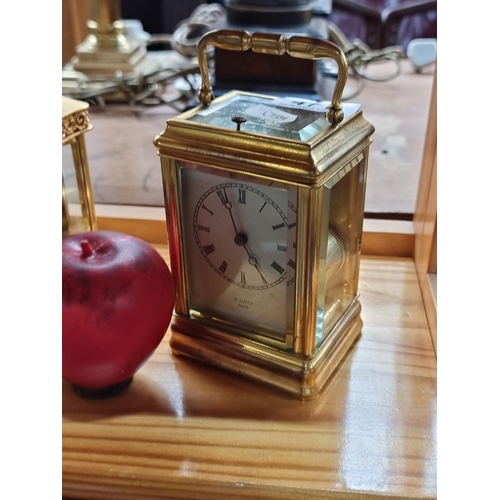 471 - Star lot : A fabulous antique Henri Jacot Parisian carriage clock with strike repeat function, featu... 