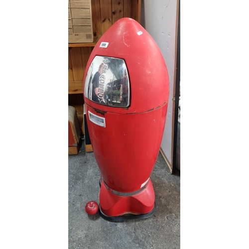 A super retro Wesco 35 litre Spaceboy bin in the form of a space