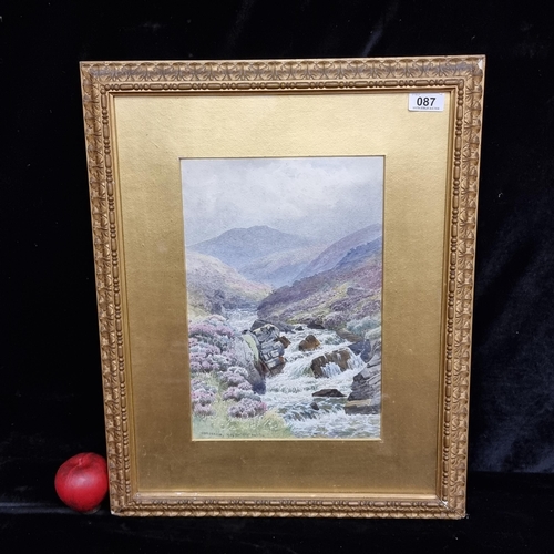 87 - An original antique William Sidney Morrish (British b.1844- d.1917) watercolour on paper painting ti... 