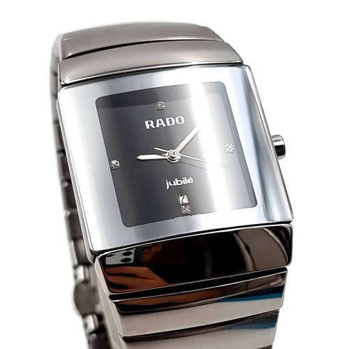 9 - Star Lot : A fine example of a Rado of Switzerland Jubile gentleman's/ladies stainless steel wrist w... 