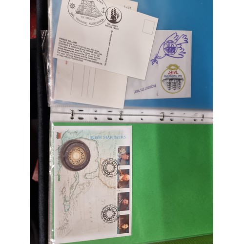 241 - A stamp collection of specialised and personalised first day covers and issues from tall ships at th... 