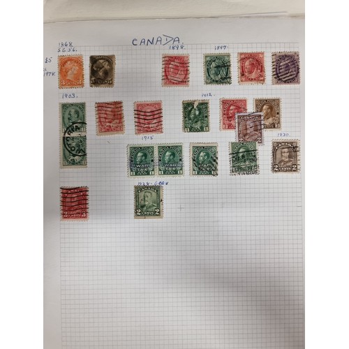 246 - A fantastic full collection of postage stamps including a block of stamps with large margins dating ... 