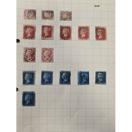 14 - A large collection of mounted and organised Victorian and other United Kingdom stamps, circa 1841, 1... 