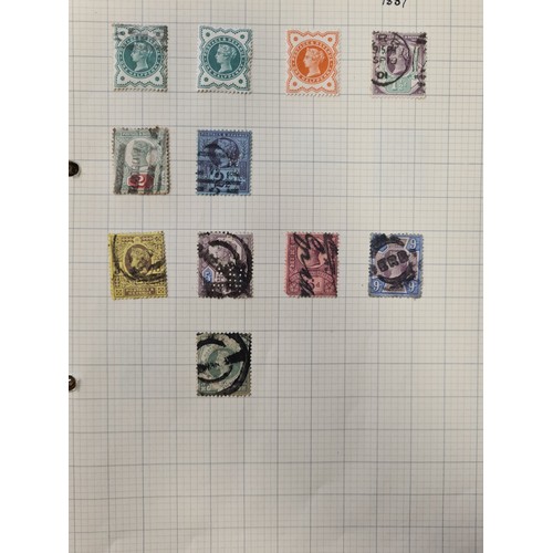 14 - A large collection of mounted and organised Victorian and other United Kingdom stamps, circa 1841, 1... 