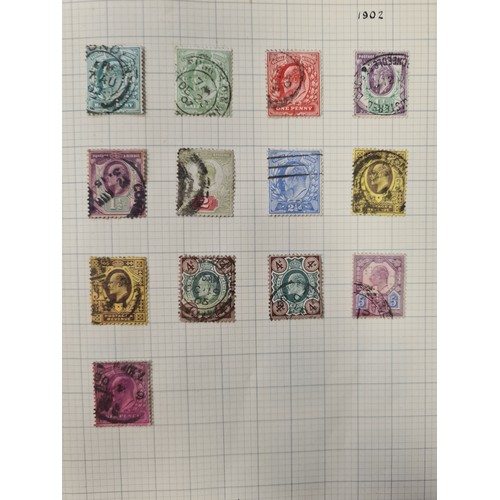 14 - A large collection of mounted and organised Victorian and other United Kingdom stamps, circa 1841, 1... 