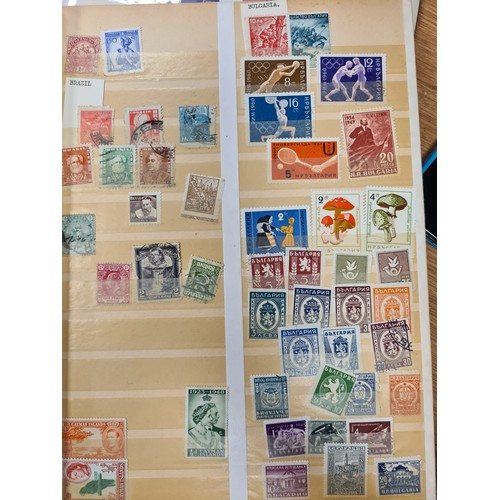 15 - A highly furnished personal stamp album comprising of an excellent collection of gathered world stam... 