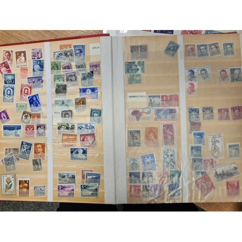 15 - A highly furnished personal stamp album comprising of an excellent collection of gathered world stam... 