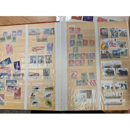 15 - A highly furnished personal stamp album comprising of an excellent collection of gathered world stam... 