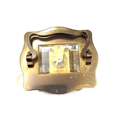 983 - Star Lot: A beautiful vintage brass carriage clock by L'Épée: Saint Luxanne, France. Featuring origi... 