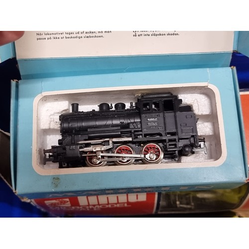 479 - A Lima Micromodel N.Scale electronic train set made in Italy, in original box and packaging. Along w... 