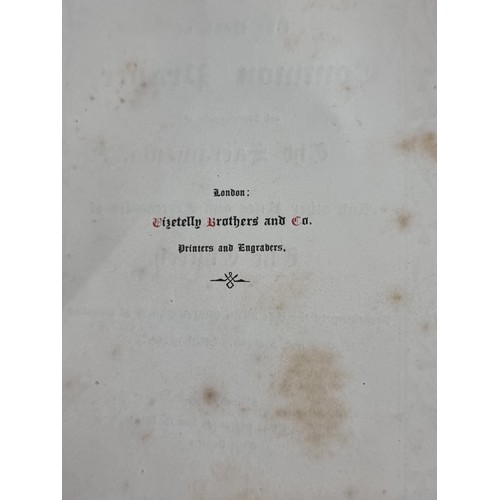 800 - A fabulous very large antique 'The Book of Common Prayer' dating to 1845 and published in London by ... 