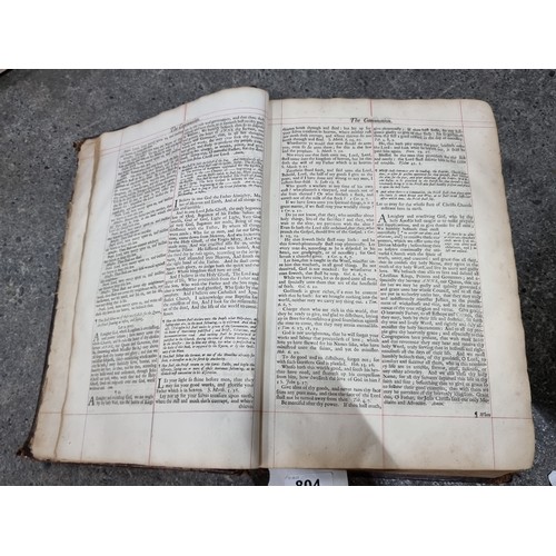 804 - Star lot: An amazing very large antique 'The Book of Common Prayer and Administration of the Sacrame... 