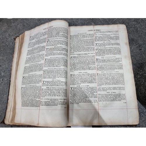 804 - Star lot: An amazing very large antique 'The Book of Common Prayer and Administration of the Sacrame... 