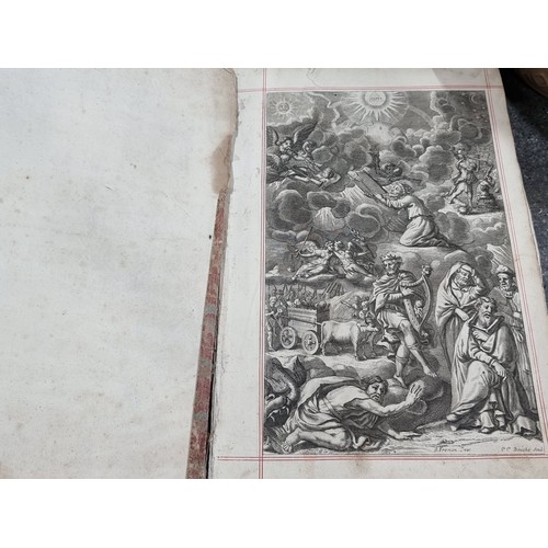 808 - Star Lot: A large antique book titled 'The History of the Old and New Testament' published and print... 