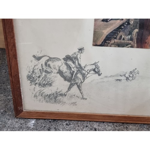 830 - Star Lot : An original vintage hand signed Charlie Johnson Payne, Snaffles (British, 1884-1967) lith... 