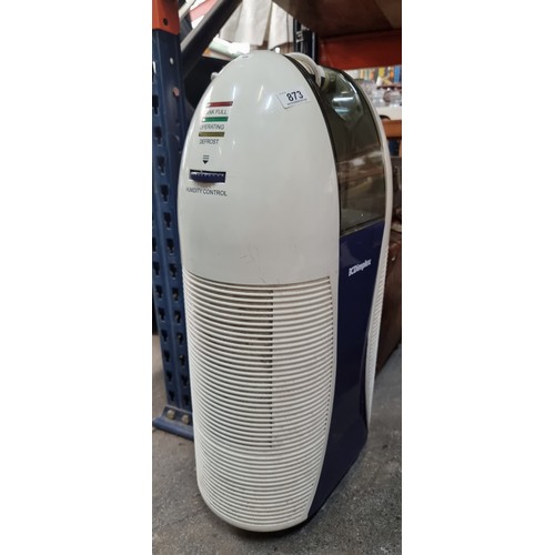 873 - A high quality Dimplex DXDH20 20 ltrs dehumidifier.