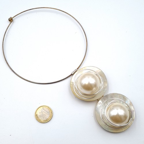 19 - A very unusual hand crafted shell suite of jewellery by Irish designer Marion & Rachael McCann.