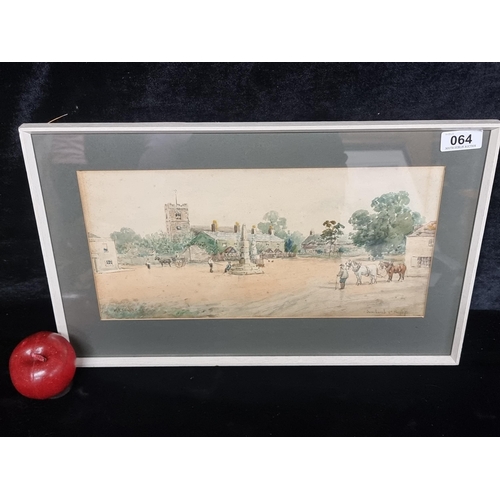 64 - Star Lot : A beautiful original William Langely (British, b.1852 - d.1922) watercolour on paper pain... 