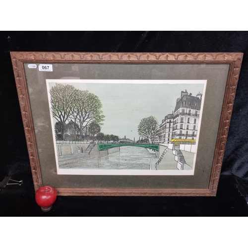 67 - An original Denis Paul Noyer (French, b.1940) limited edition (44/275) lithograph showing a Parisian... 