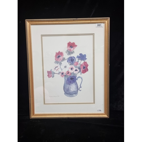 81 - A high quality giclee print of a watercolour painting originally by A. P. Silverthorne dating to 199... 