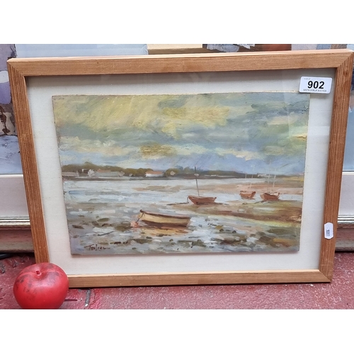 902 - Star Lot : A fabulous original Norman Teeling (b.1944) oil on board painting titled 