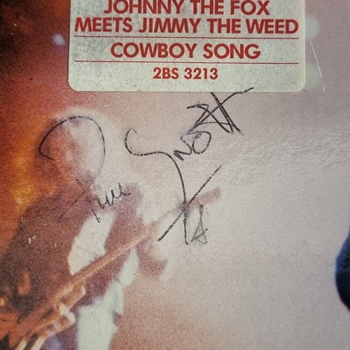 206 - Star Lot : An amazing signed Thin Lizzy 'Live and Dangerous' promotional album including signatures ... 