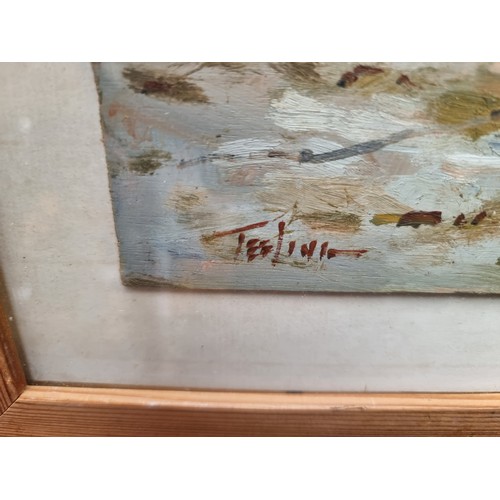 902 - Star Lot : A fabulous original Norman Teeling (b.1944) oil on board painting titled 