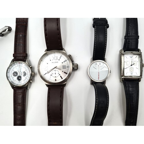 23 - A collection of six modern and vintage wrist watches, all unchecked!