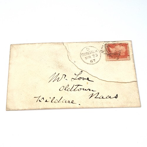 33 - A very interesting collection of Victorian and rare stamps, together with two franked hand passed en... 