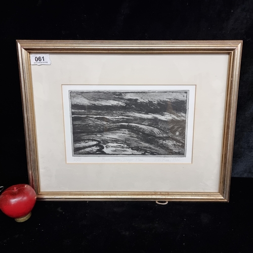 61 - A stunning original limited edition (2/25) P.E. Rose (20th century) carborundum print titled 