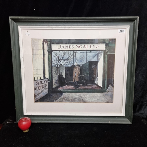 72 - Star lot: An original Diarmuid Boyd (Irish contemporary b. 1951) acrylic on board painting. Titled '... 