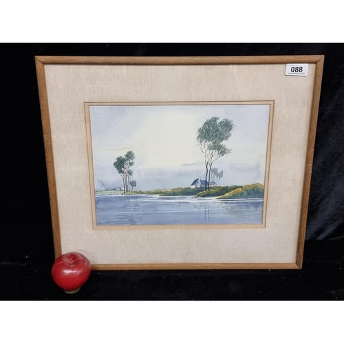 88 - An accomplished original Rhona Aston (Irish, contemporary) watercolour on paper painting featuring a... 