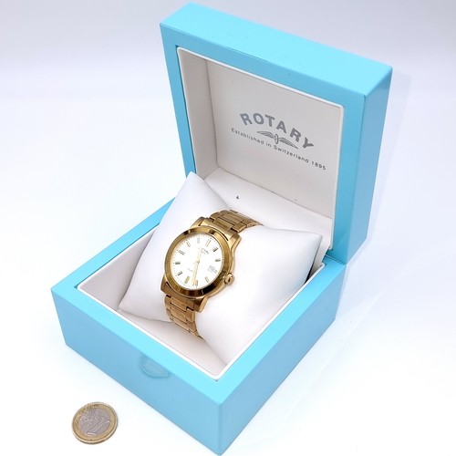 Rotary watch and on sale bracelet set gold