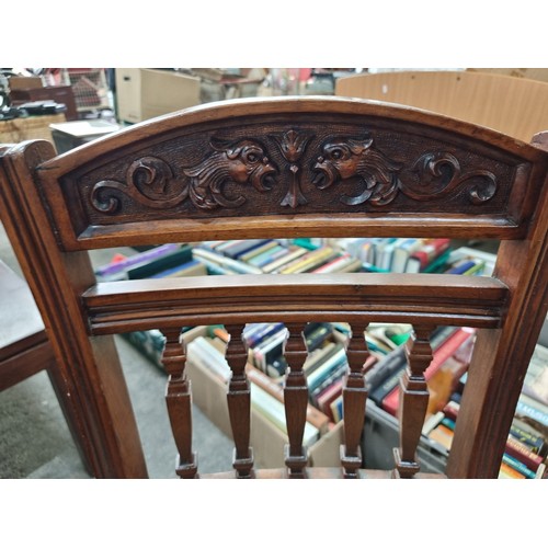 953 - Star Lot: A magnificent 7 piece Victorian mahogany dining suite including an extending dining table ... 