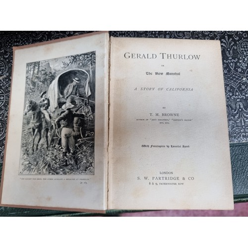 901 - A selection of four antique books including titles such 