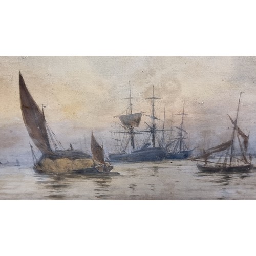 955 - Star Lot : A fabulous antique 19th century original Peter Paul Pugin (b.1851 - d.1904) watercolour o... 