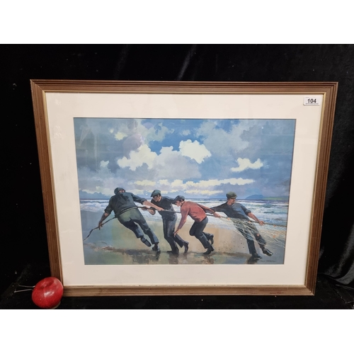 104 - A large high quality print of a John Skelton painting titled 