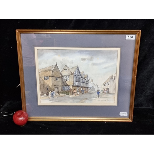 86 - Star Lot: An original Winton Aldridge (British, b.1906 - d.1997) watercolour on paper painting featu... 