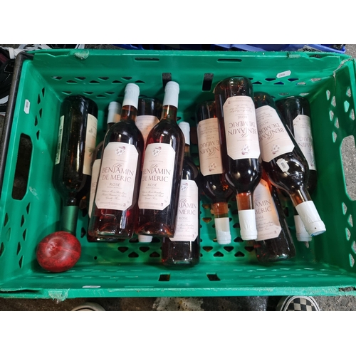 887 - Eleven sealed 75cl bottles of Le Benjamin De Meric Rose