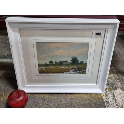 905 - Star Lot: An original Norman Teeling (b.1944) oil on board painting titled 