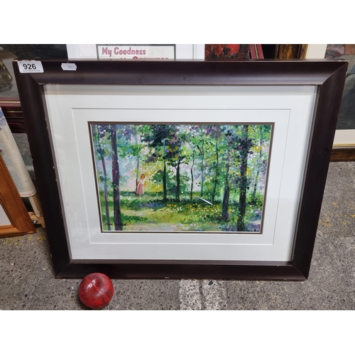 926 - A delightful original oil on board painting after work by the renowned John Skelton. Features a lone... 