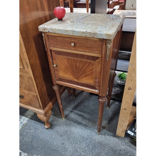 720 - Star Lot : An ornate vintage cabinet food safe with a cupboard to reveal an unusual metal liner most... 